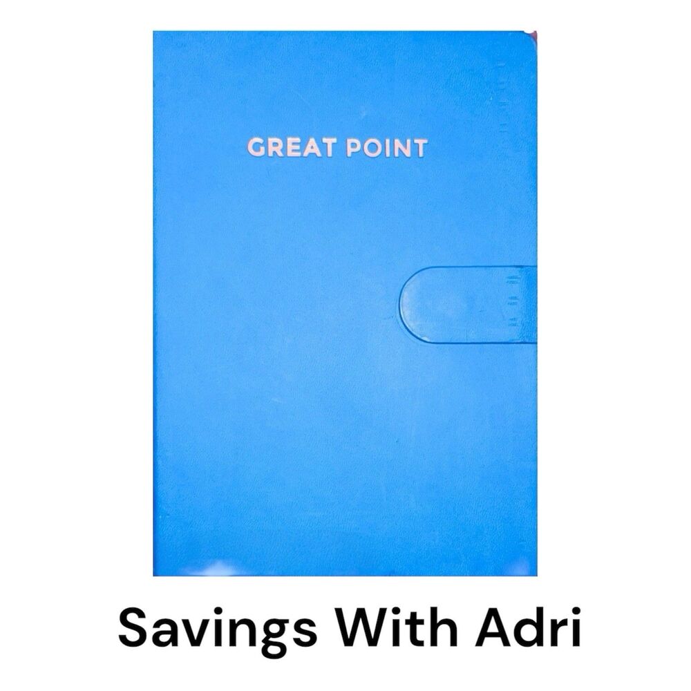 Me To We Blue Snap Closure Notebook Journal 150 Paper 8 X 5.5